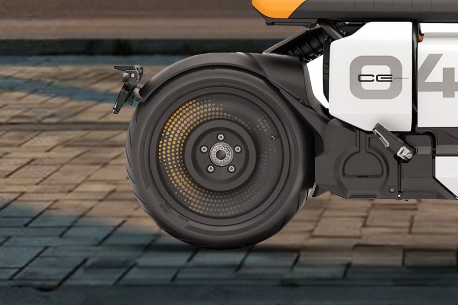Rear Tyre View of CE 04