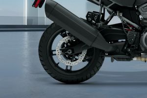 Rear Tyre View of Pan America 1250