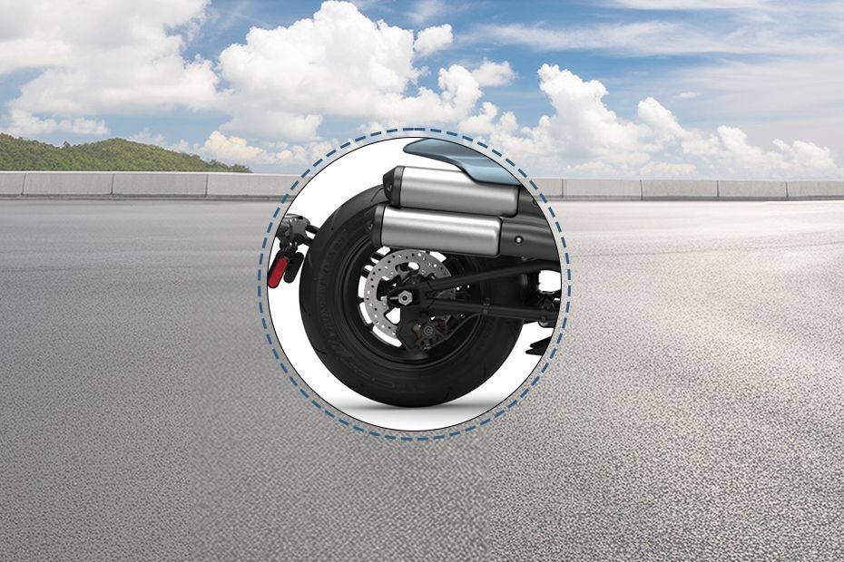 Rear Tyre View of Sportster S