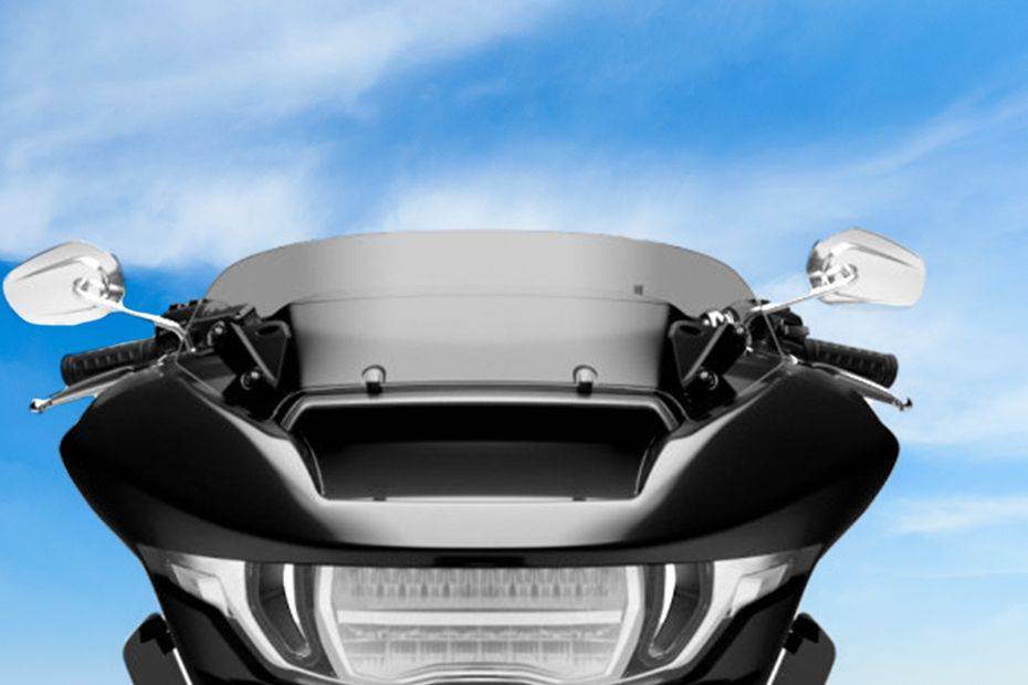 Windshield View of Road Glide