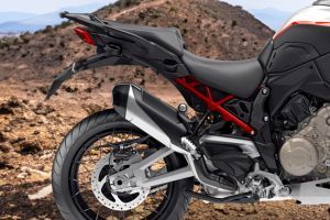 Exhaust View of Multistrada V4