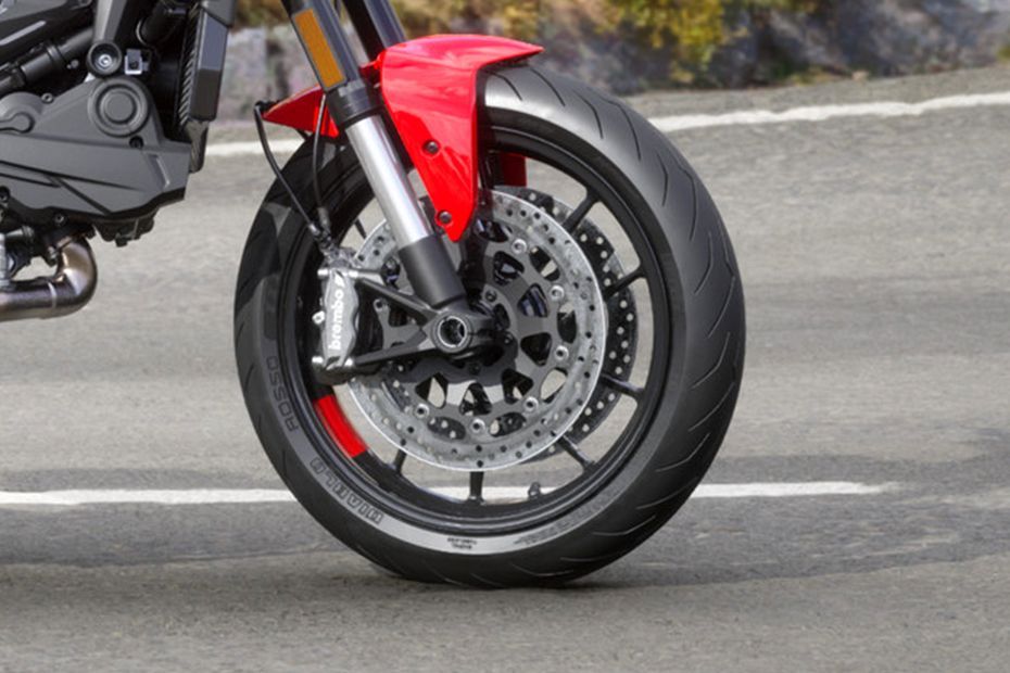 Front Brake View of Monster