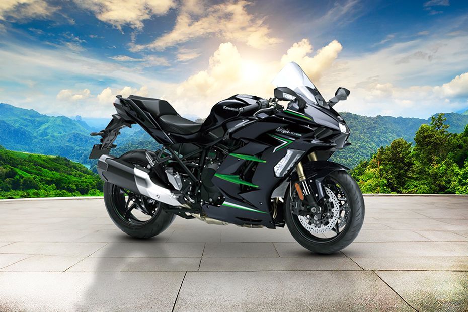 Front Right View of Ninja H2 SX