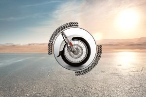 Front Tyre View of Avenger Cruise 220
