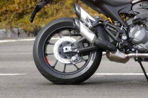 Rear Tyre View of Monster