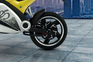 Rear Tyre View of Delta E5