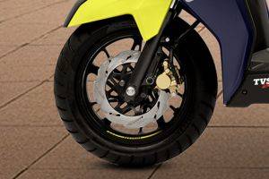 Front Brake View of NTORQ 125