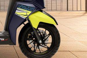 Front Mudguard & Suspension of NTORQ 125