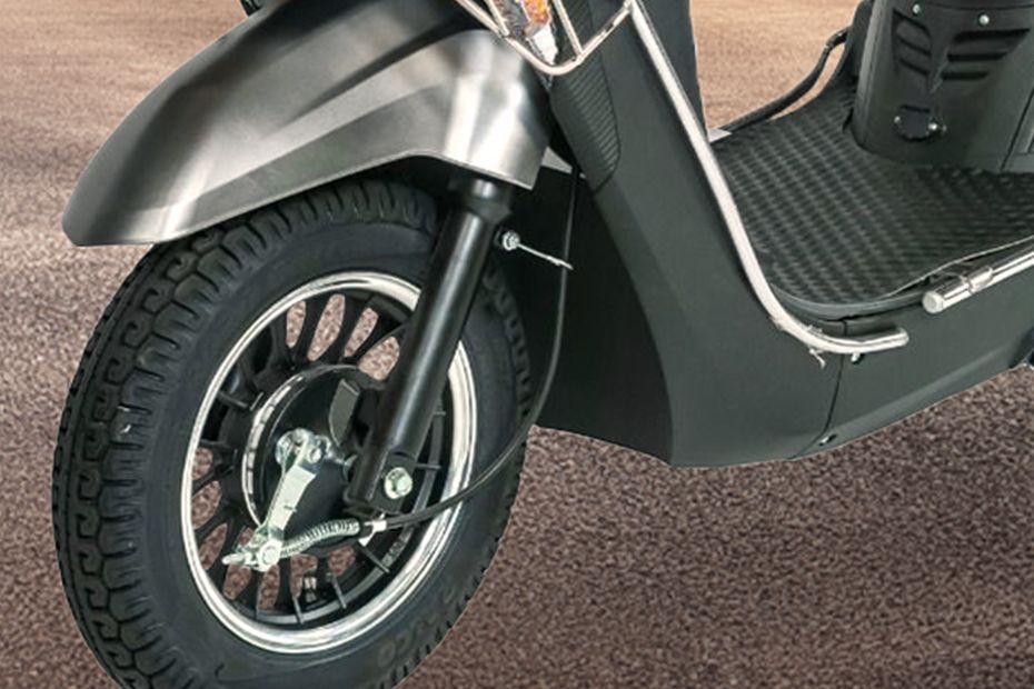 Front Suspension View of E Scoot 504