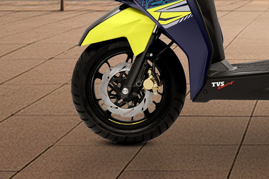 Front Tyre View of NTORQ 125