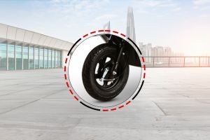 Front Tyre View of Inspirer