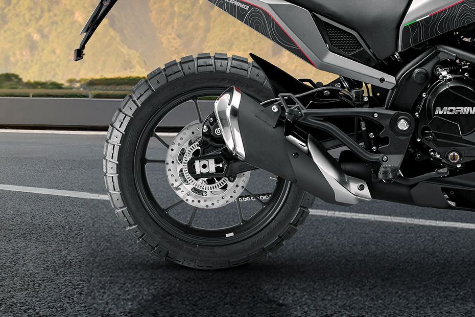 Rear Tyre View of X-Cape