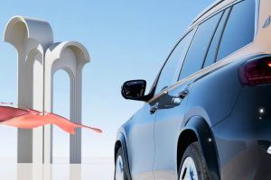 Side mirror rear angle Image of Maybach GLS