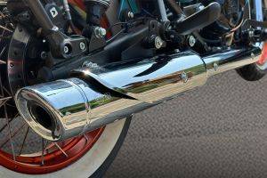 Exhaust View of Classic 350 Goan