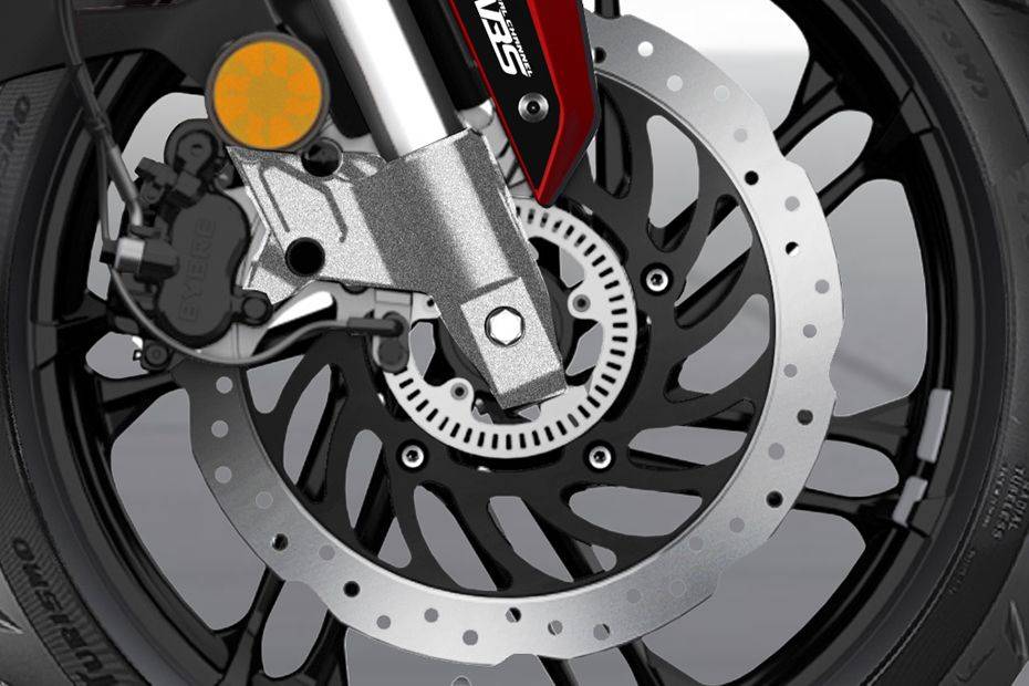 Front Brake View of Xtreme 250R