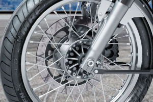 Front Brake View of Classic 650