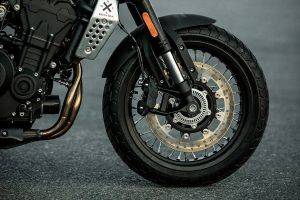 Front Tyre View of Crossfire 500