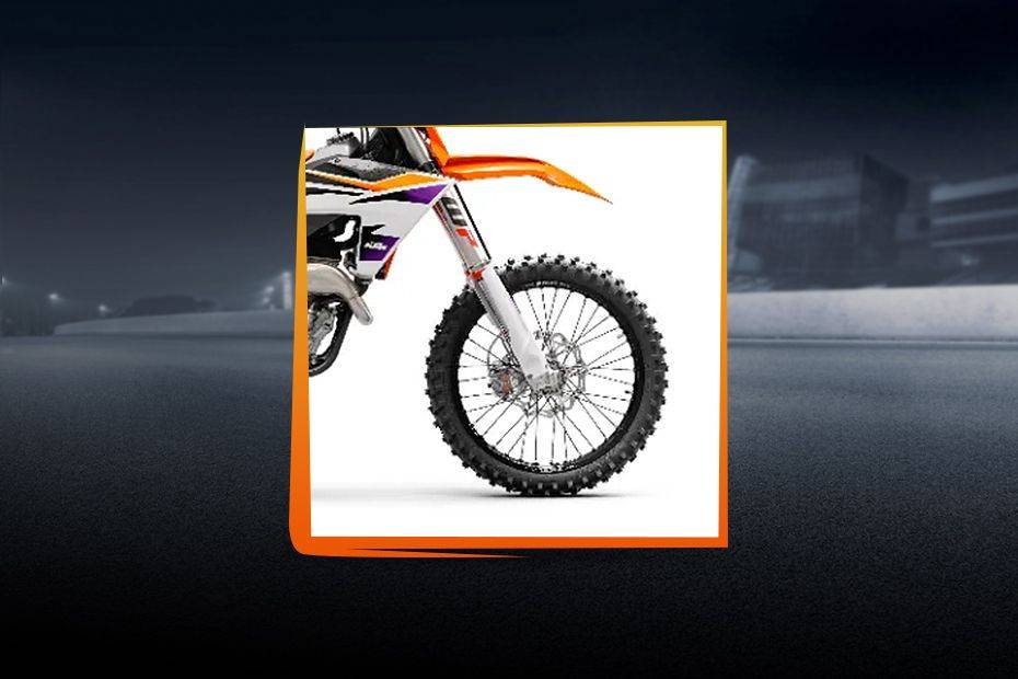 Front Tyre View of 250 SX-F