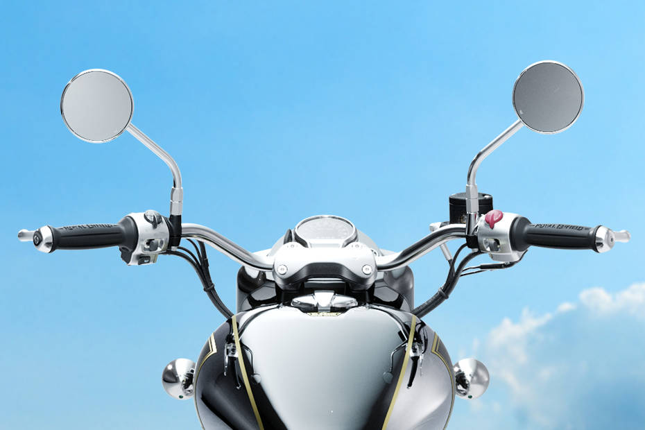 Handle Bar View of Classic 650