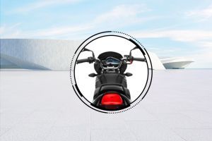 Handle Bar View of Super Splendor