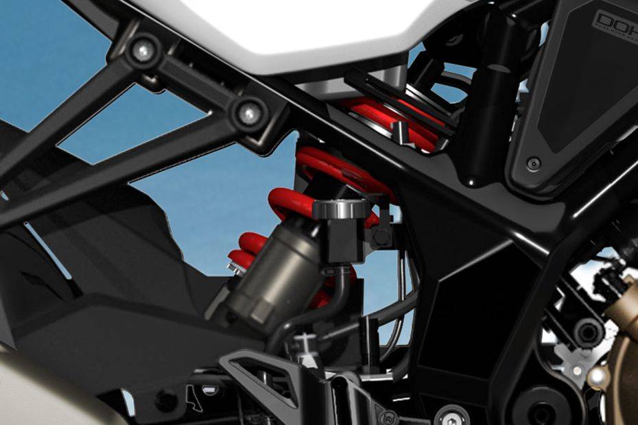 Rear Suspension View of Karizma XMR 250