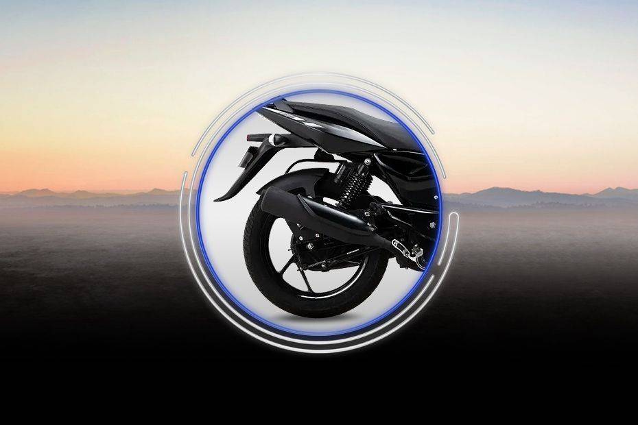 Rear Tyre View of Pulsar 125