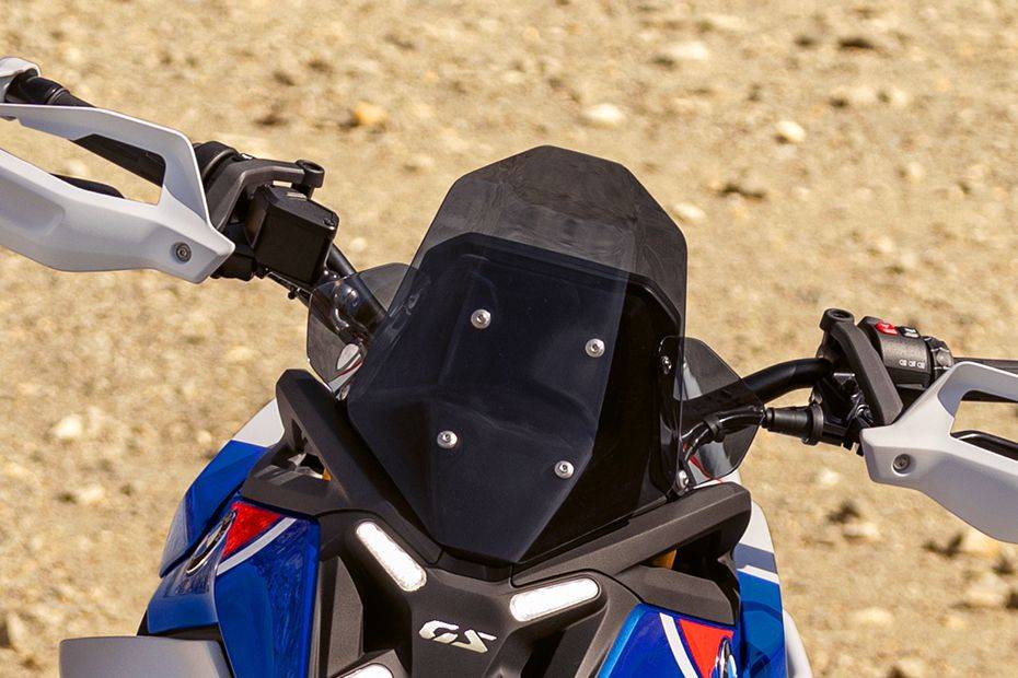 Windshield View of F 450 GS