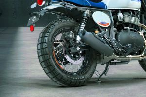 Rear Tyre View of Bear 650