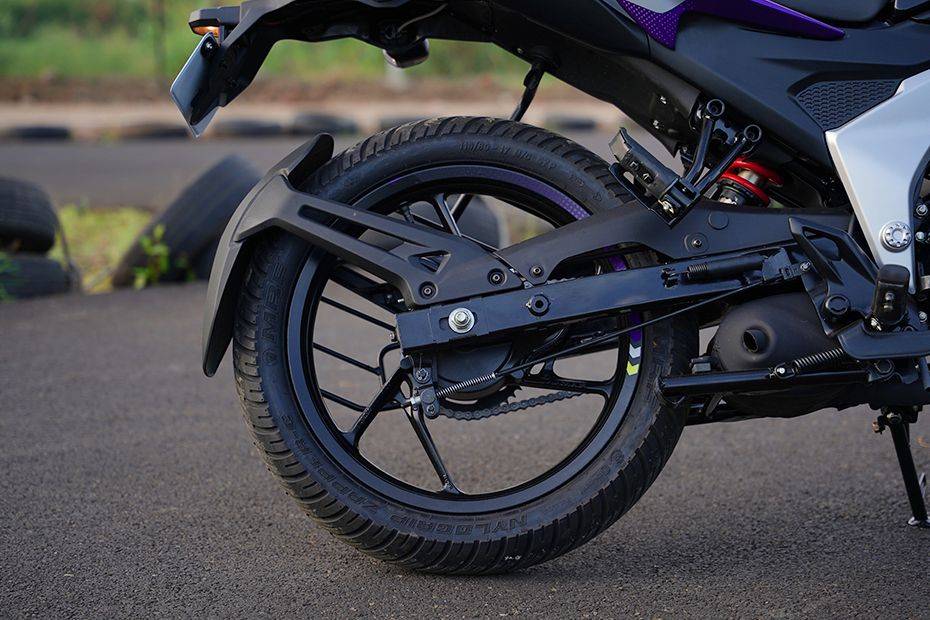 Rear Tyre View of Pulsar N125