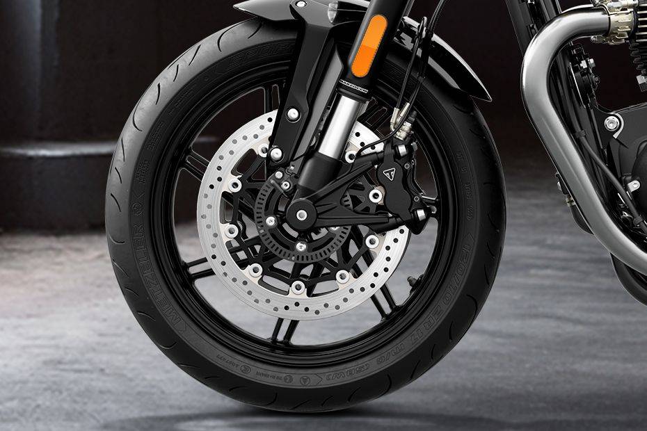 Front Brake View of Speed Twin 1200