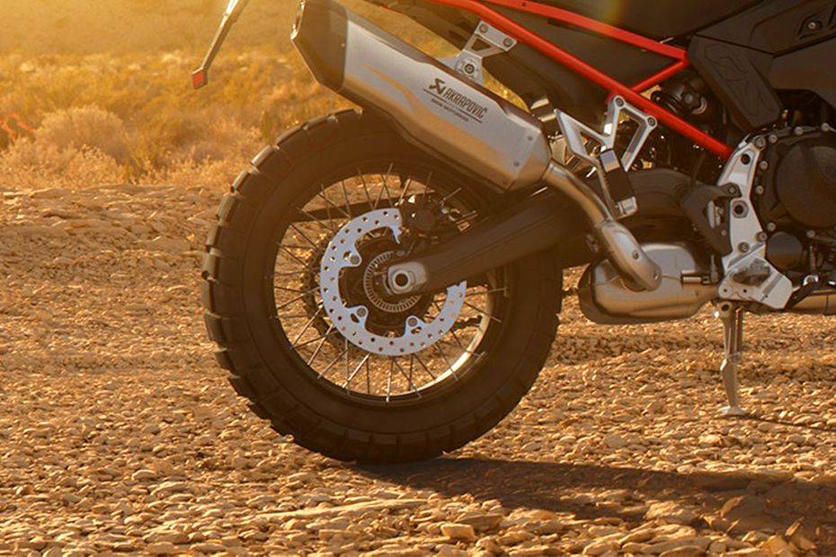 Rear Tyre View of F 900 GS