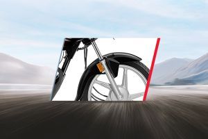 Front Suspension View of CD 110 Dream
