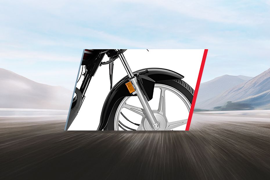 Front Suspension View of CD 110 Dream