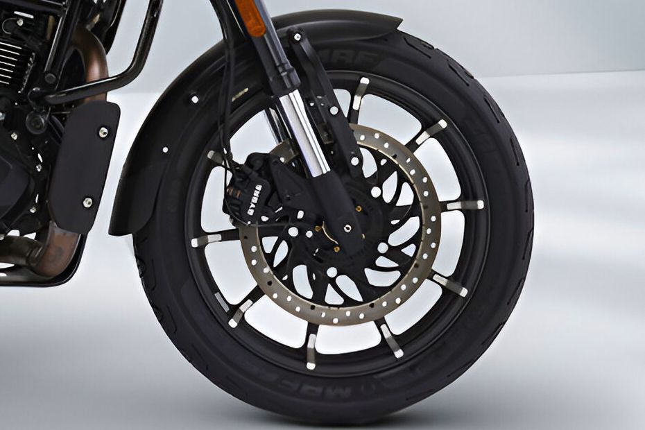 Front Tyre View of X440