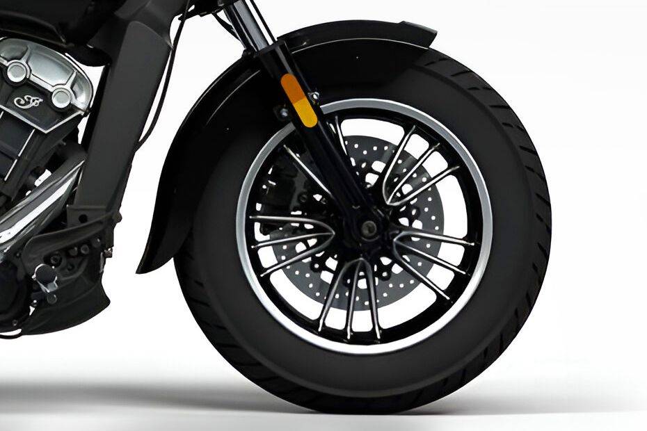 Front Tyre View of Scout