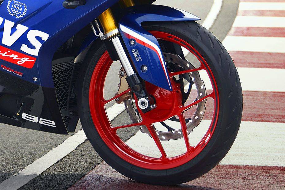 Front Tyre View of Apache RR 310