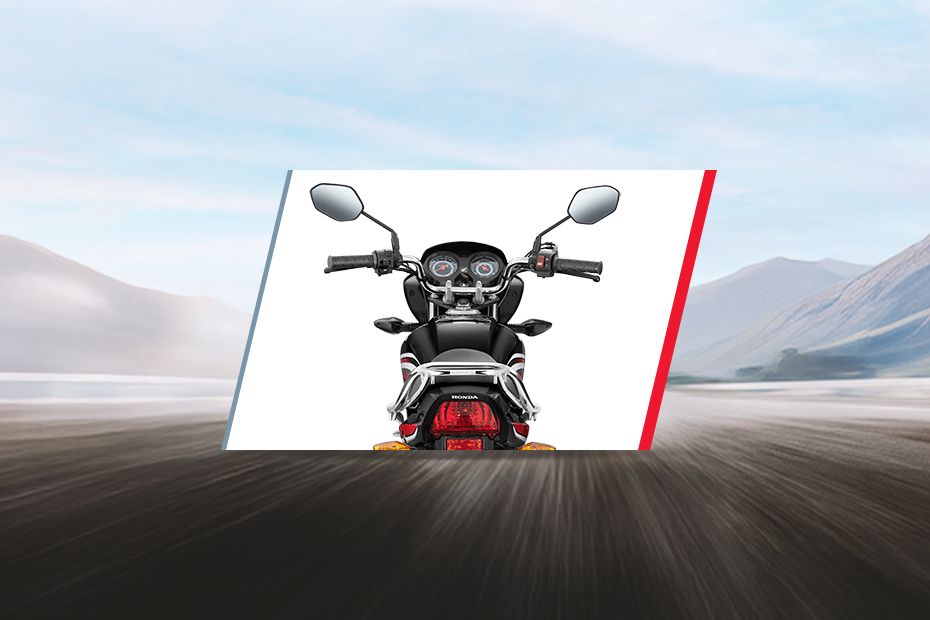 Handle Bar View of CD 110 Dream