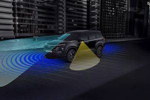 Rear Parking Sensors Top View Image of Safari