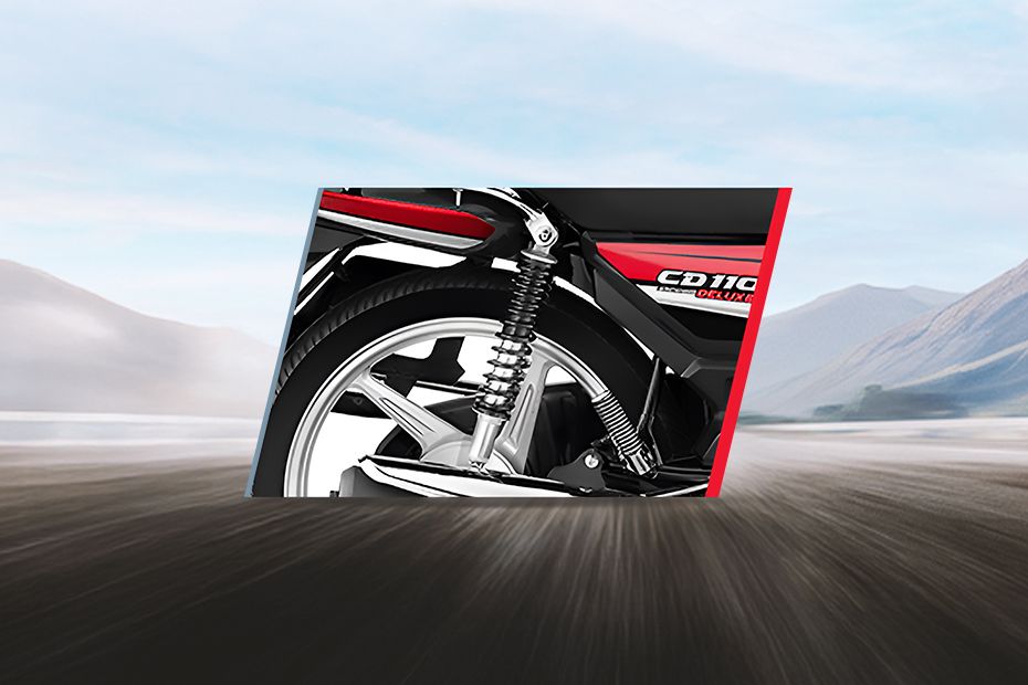 Rear Suspension View of CD 110 Dream