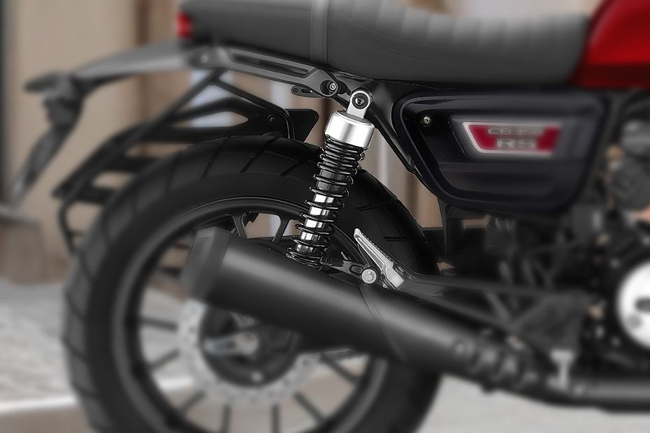 Rear Suspension View of CB350RS