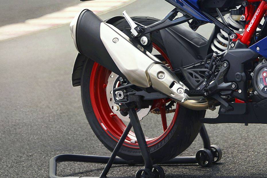 Rear Tyre View of Apache RR 310