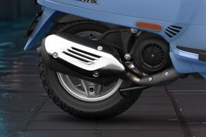 Rear Tyre View of ZX
