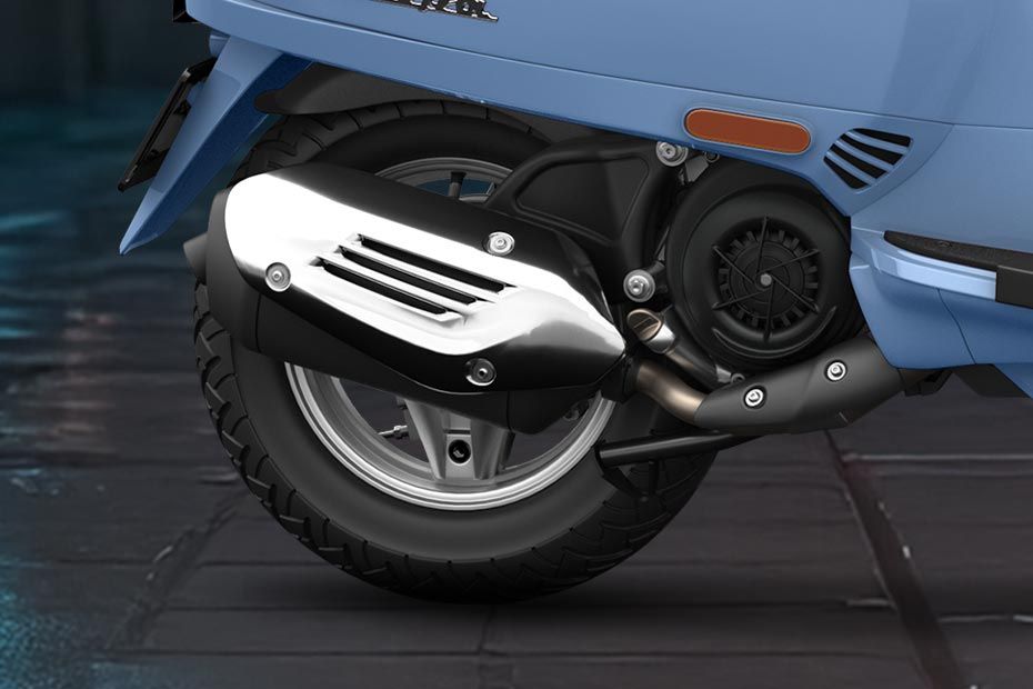 Rear Tyre View of ZX