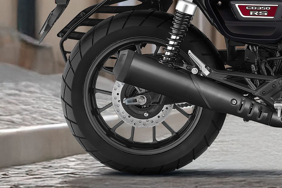 Rear Tyre View of CB350RS