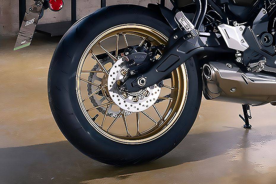 Rear Tyre View of Z650RS