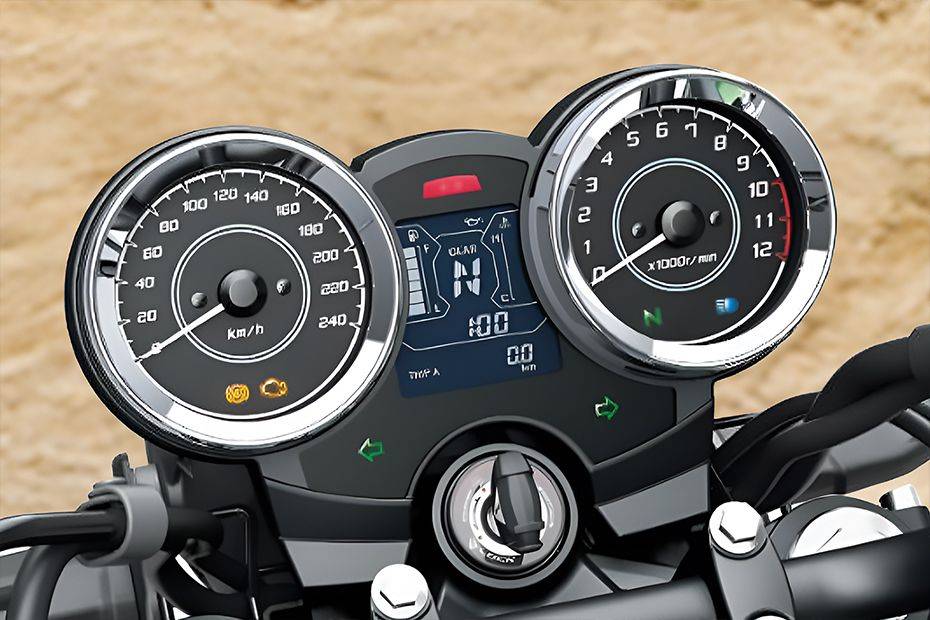 Speedometer of Z650RS