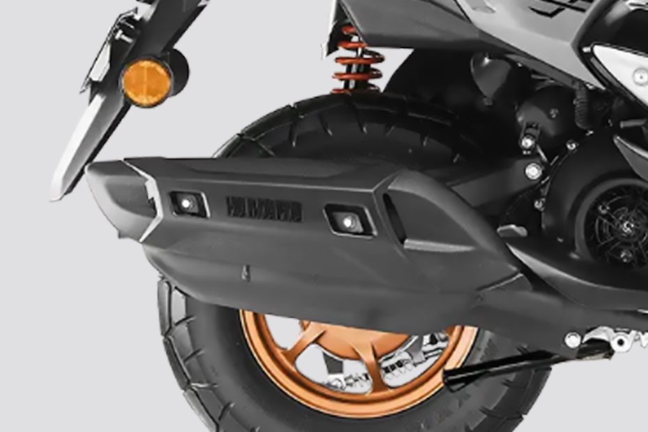 Exhaust View of RayZR 125 Fi Hybrid