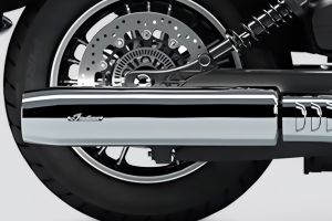 Exhaust View of Scout Sixty Bobber