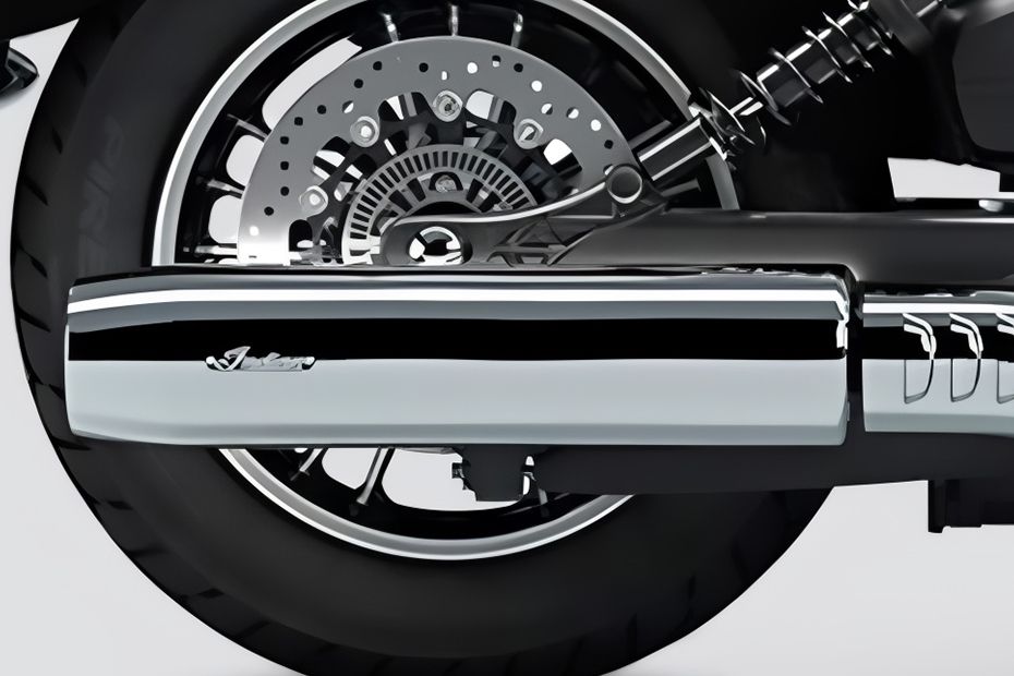 Exhaust View of Scout Sixty Bobber