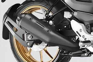 Exhaust View of FZ X